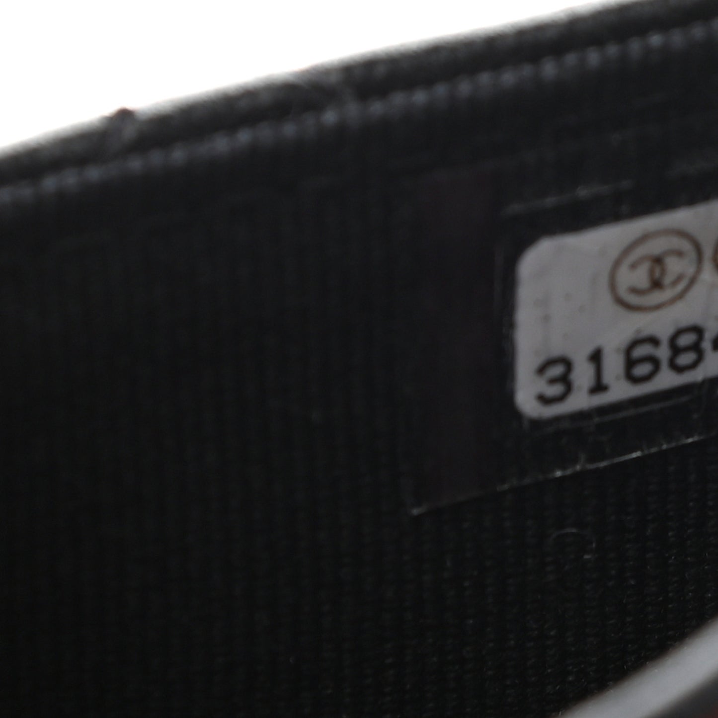 Lambskin Quilted Flap Card Holder Wallet Black