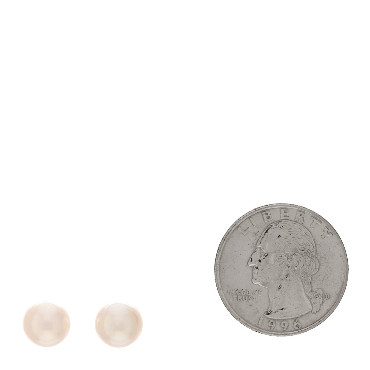 18K White Gold Akoya Pearl 8.5-9mm Earrings