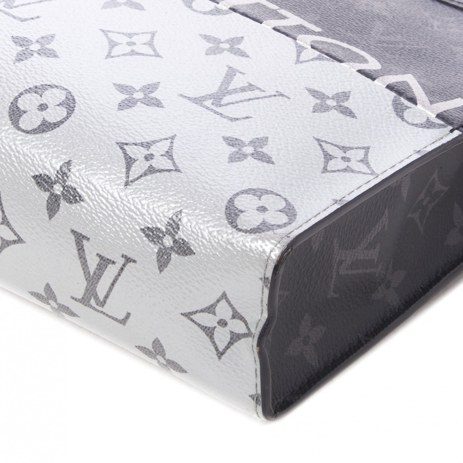 Louis Vuitton Monogram Eclipse Split Pochette Voyage MM 4 of 7