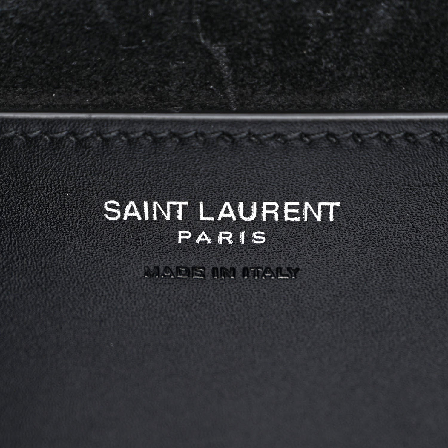 Saint Laurent Calfskin Monogram Take Away Box Black 6 of 10