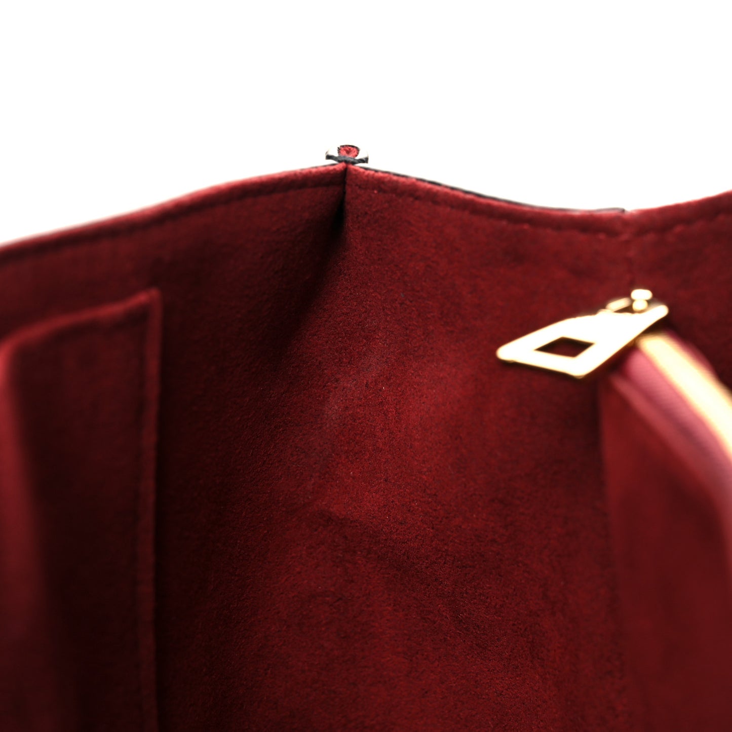 Grained Calfskin Lockme Shopper Black