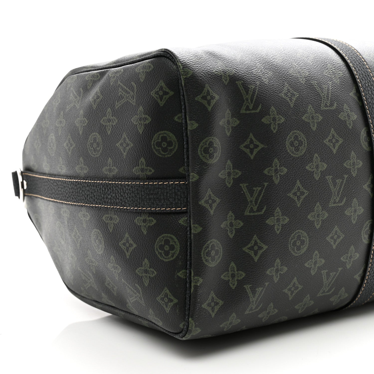 Louis Vuitton Monogram LV Record Keepall Bandouliere 50 Dark Green 7 of 8