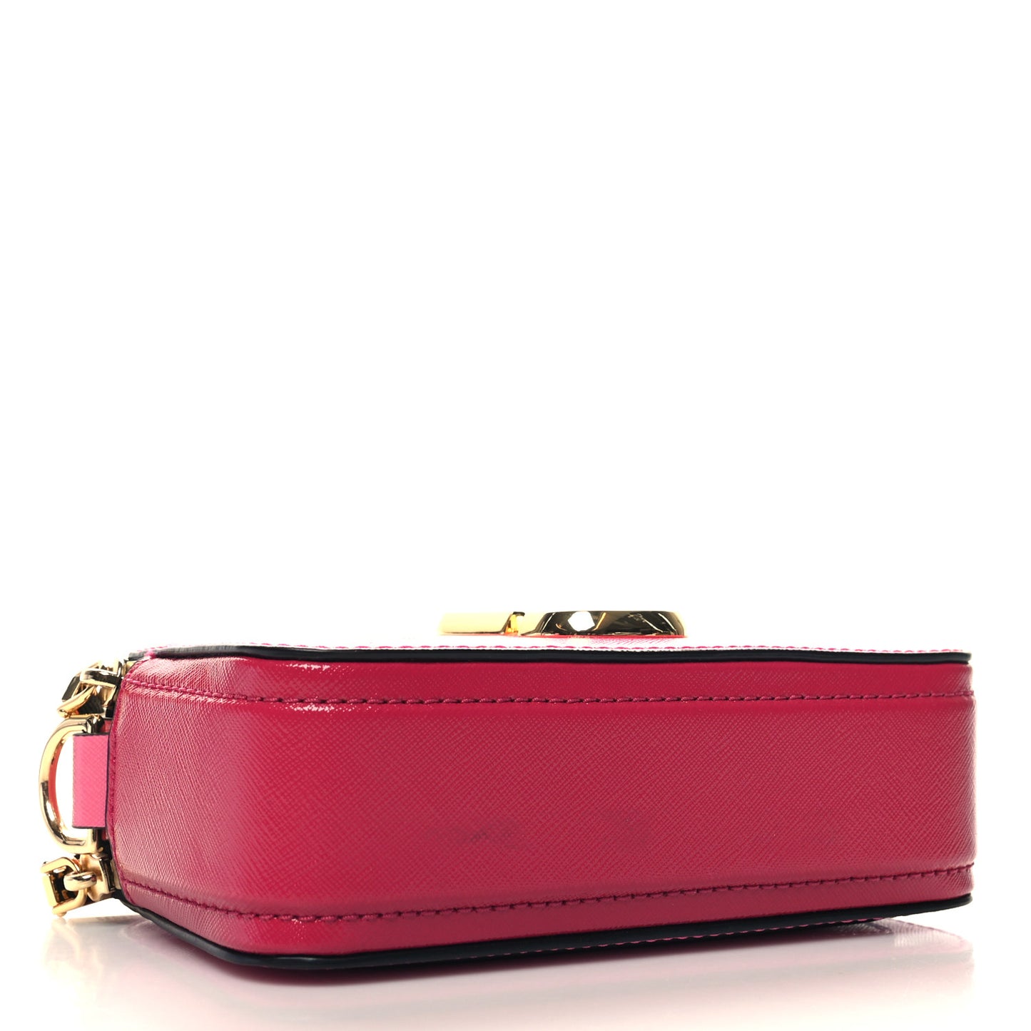 Saffiano Small Snapshot Camera Bag Pink