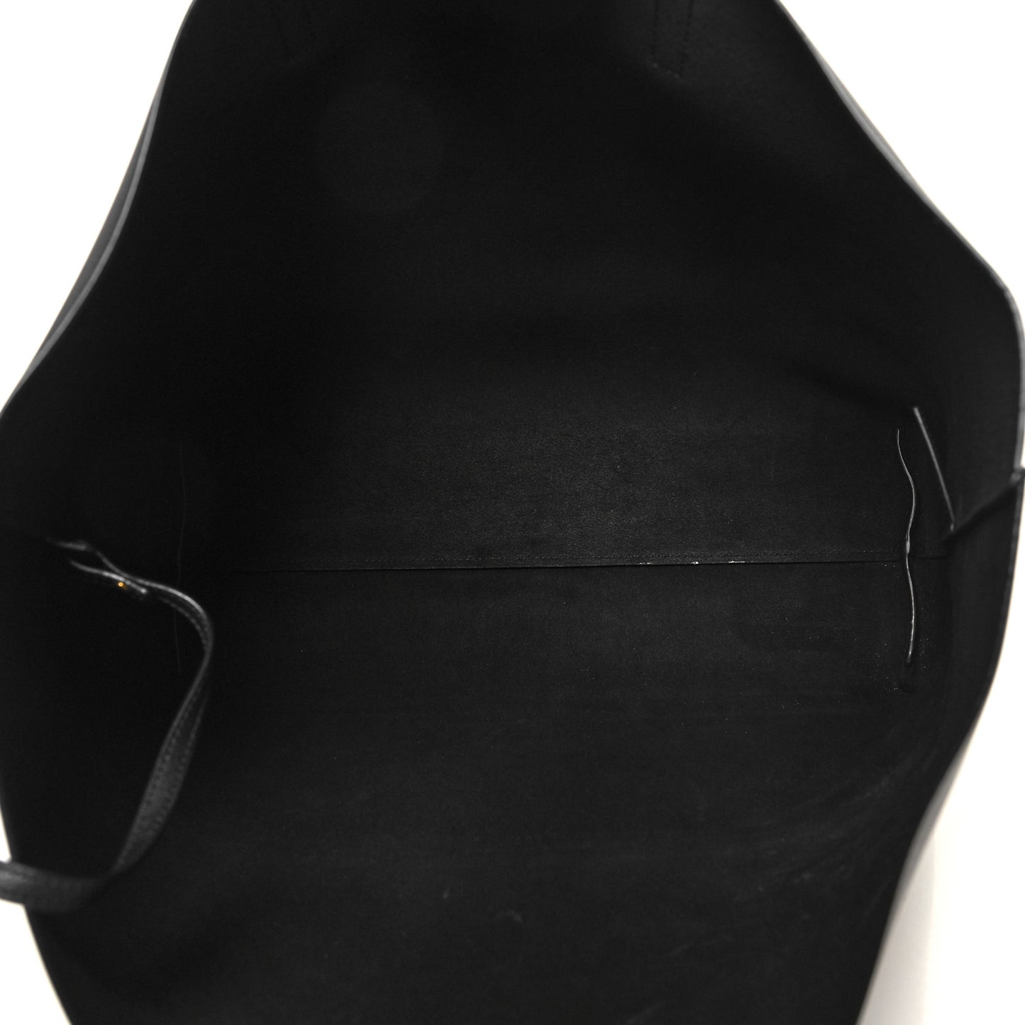 Calfskin Large Shopping Tote Black