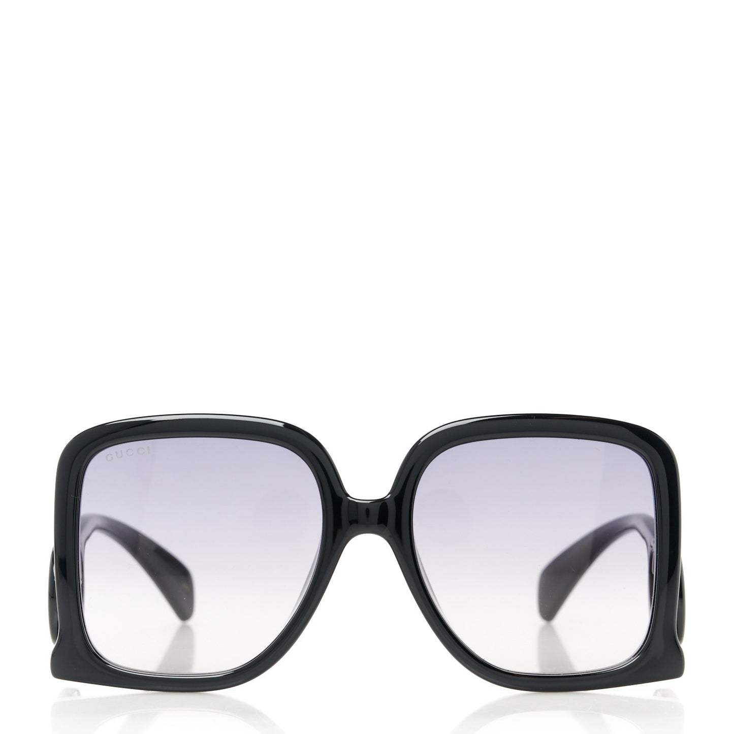 Acetate Rectangle Frame Sunglasses GG1326S Black