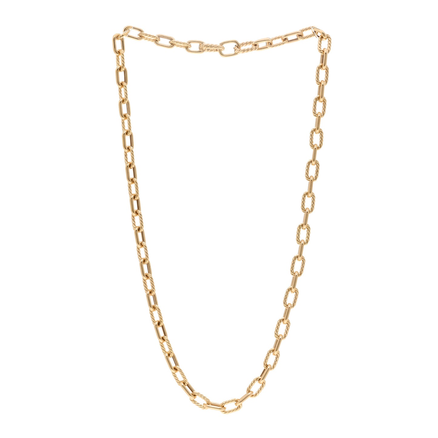 18K Yellow Gold 6mm Madison Chain Necklace