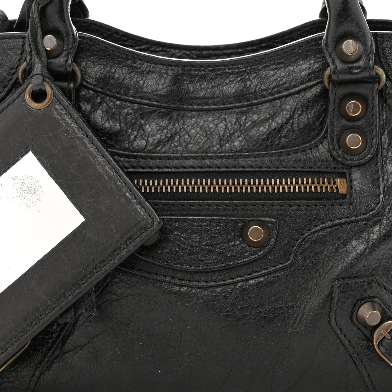 Balenciaga Agneau Classic Hardware Mini City Black 8 of 13