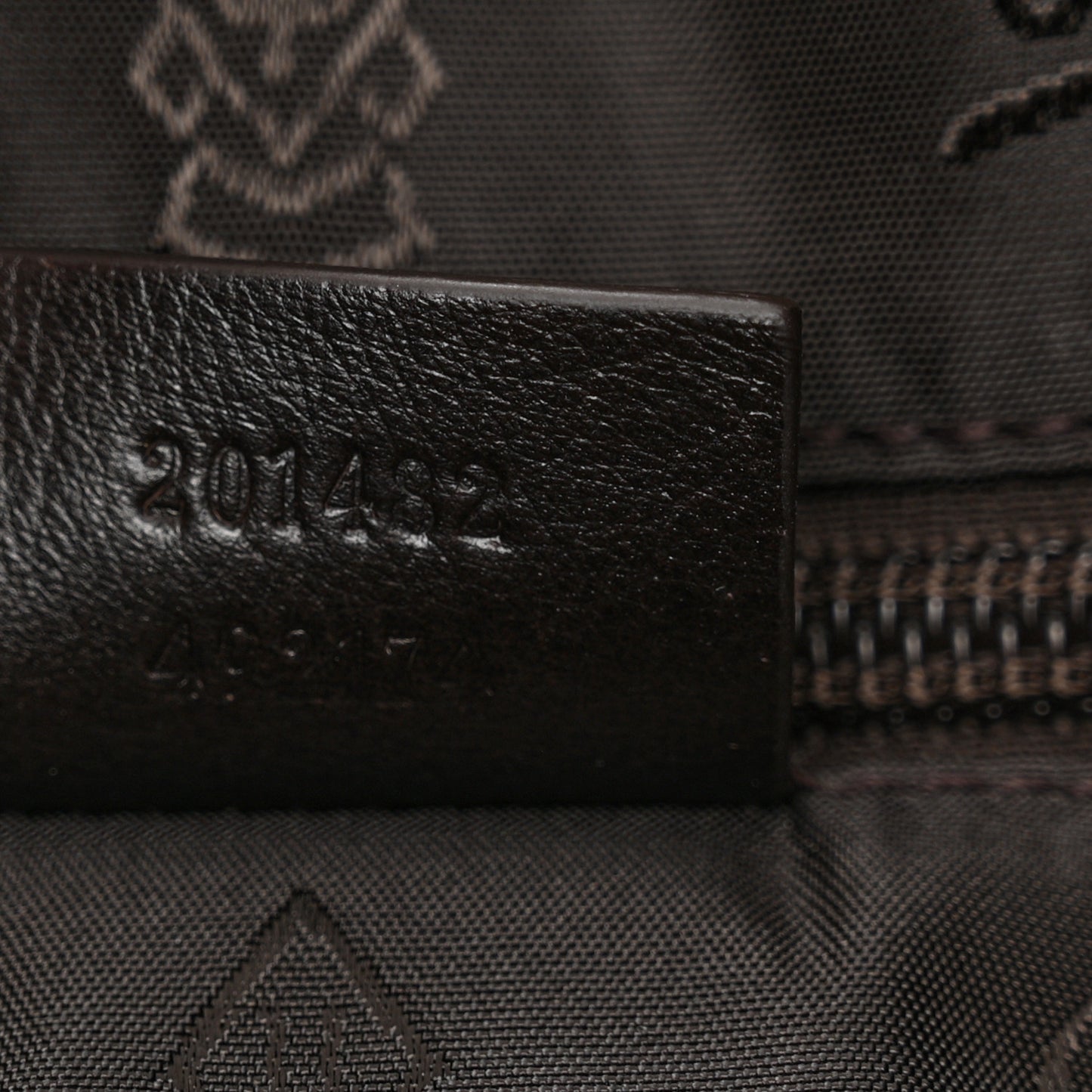 Guccissima Medium Joy Tote Bag Dark Brown