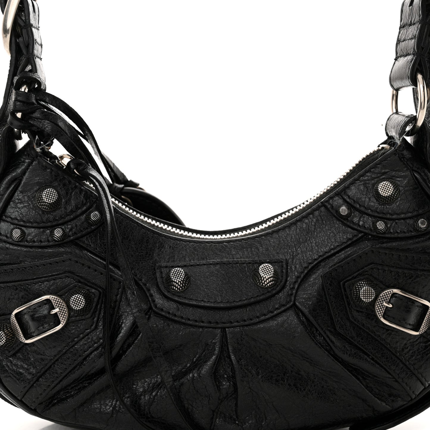Agneau Arena Le Cagole Shoulder Bag XS Black