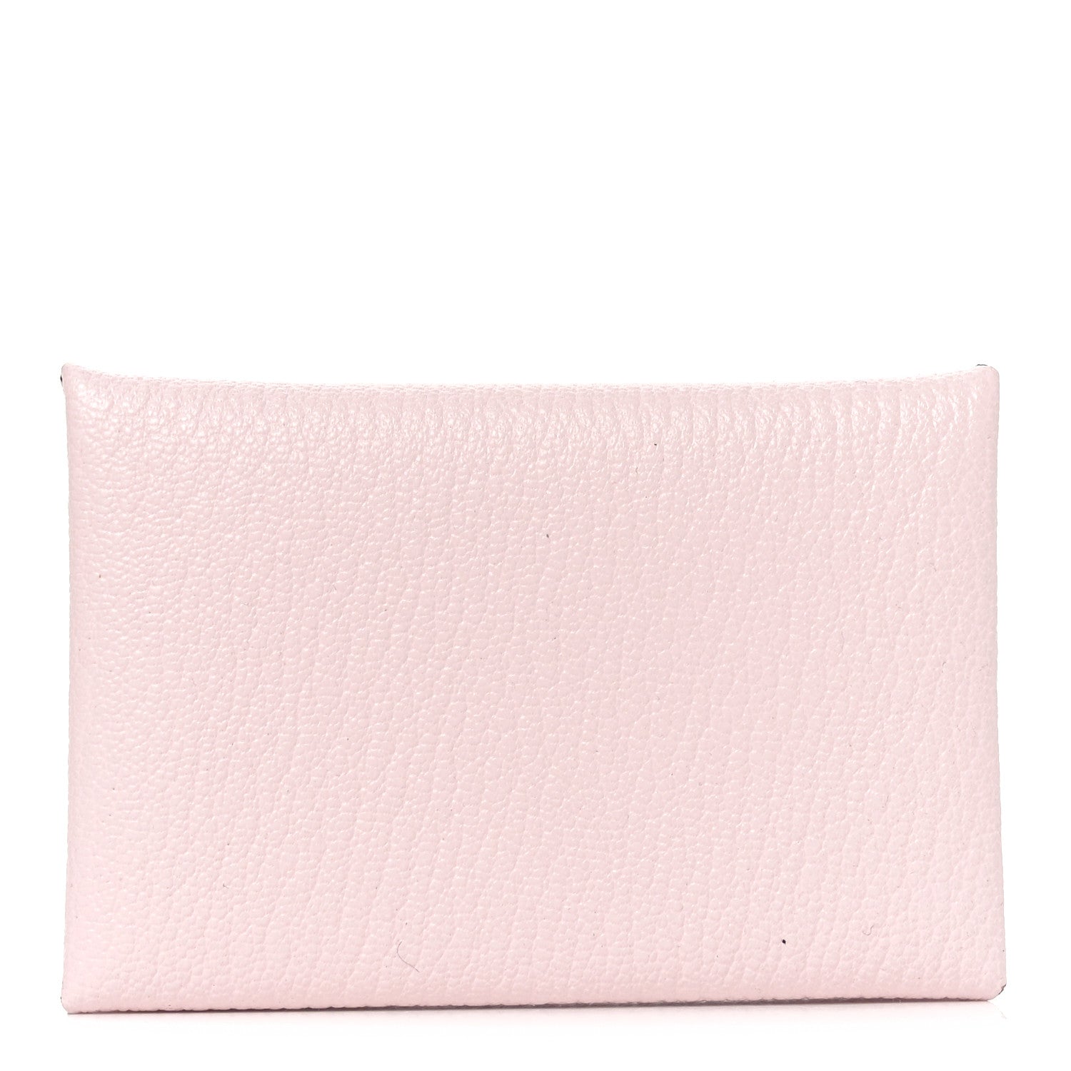Hermes Chevre Mysore Calvi Duo Card Case Rose Darling 1809840