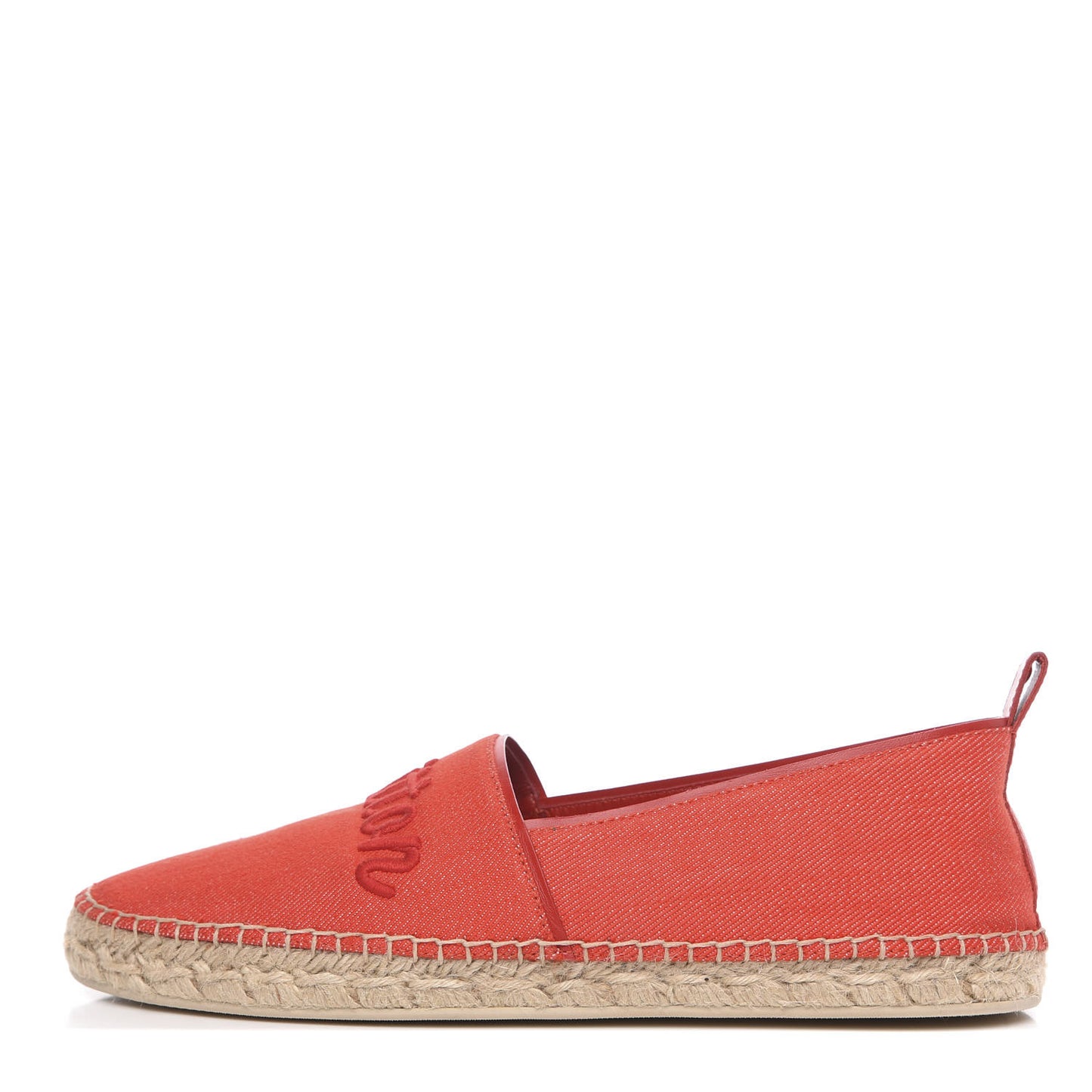 Canvas Waterfall Espadrille 40 Rouge