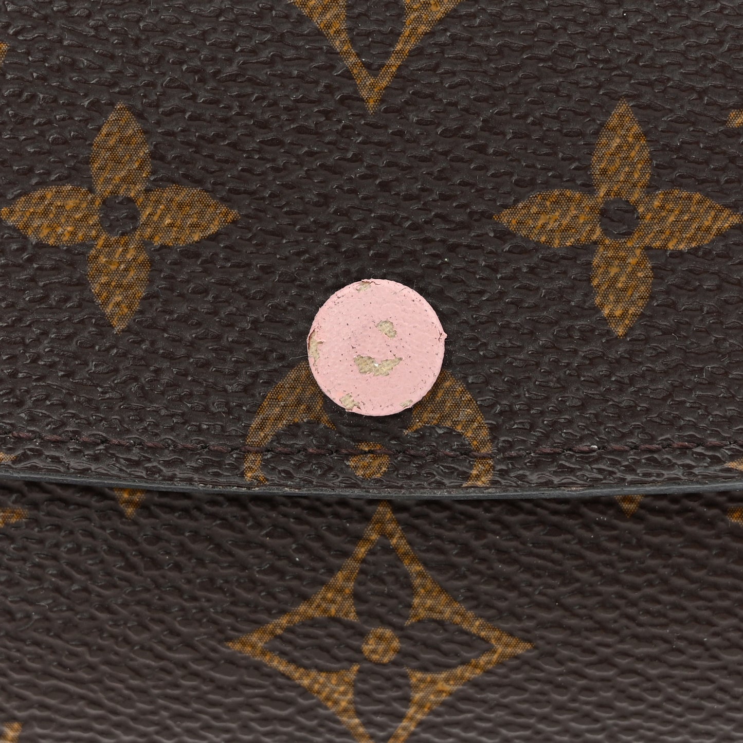 Monogram Emilie Wallet Rose Ballerine
