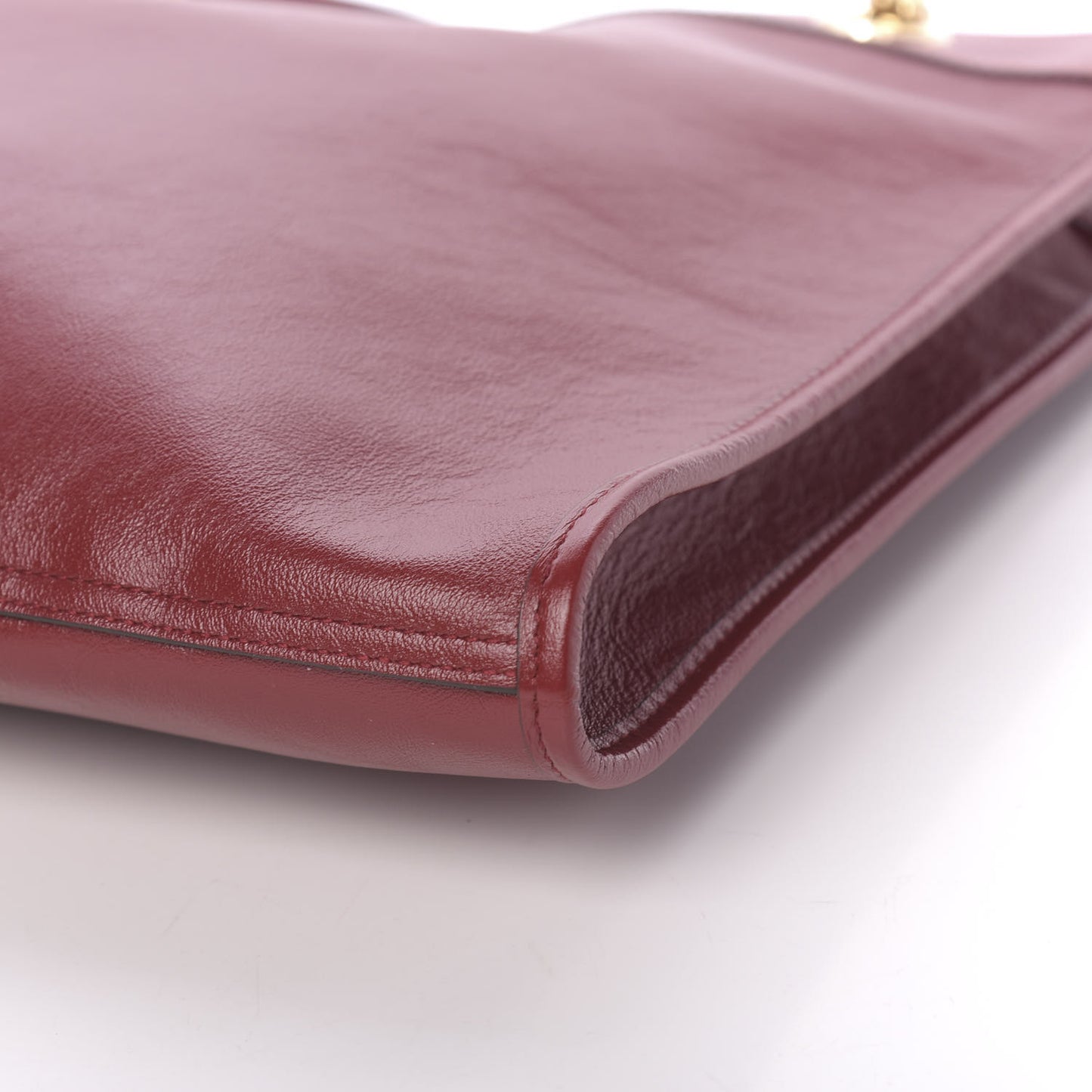 Calfskin Large Rajah Chain Tote Romantic Cherry