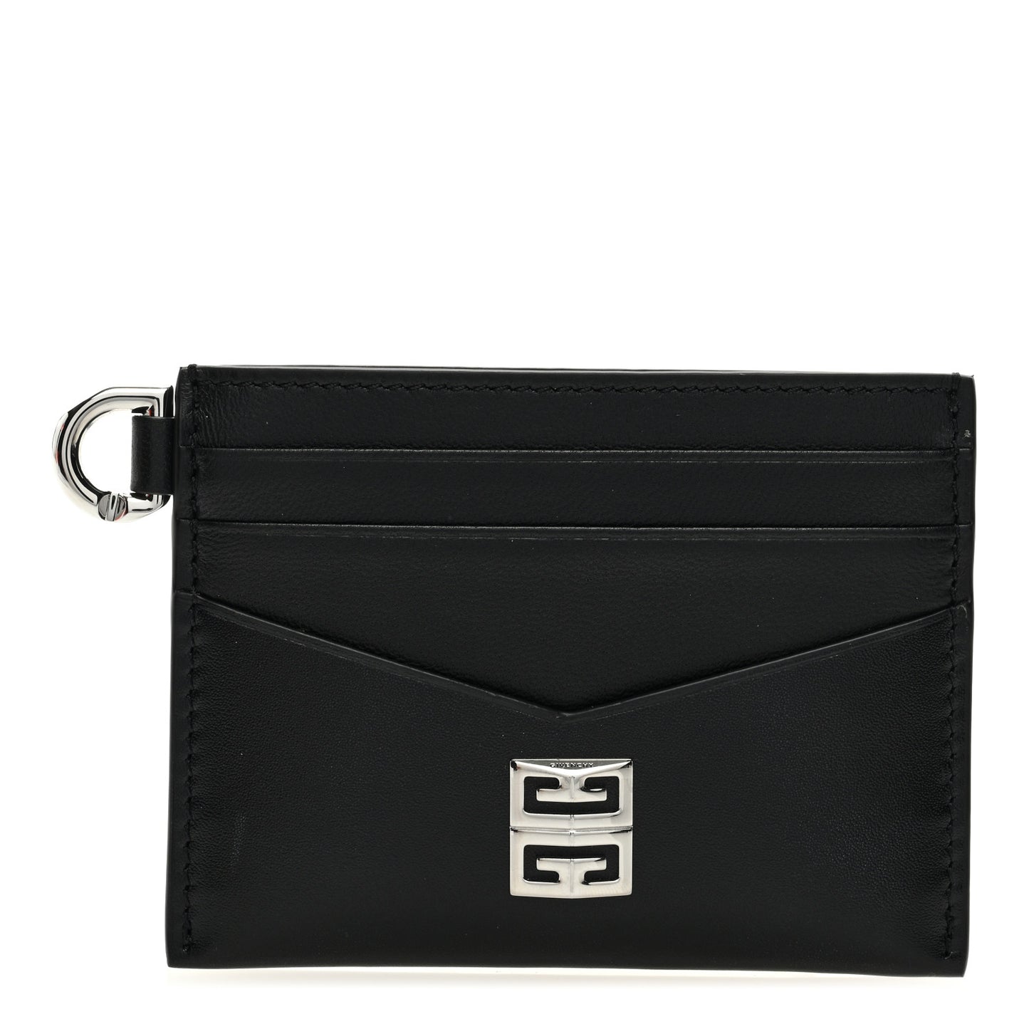 Calfskin 4G Card Holder Black