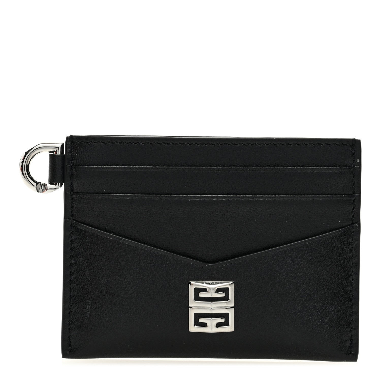 Givenchy Calfskin 4G Card Holder Black 1 of 6