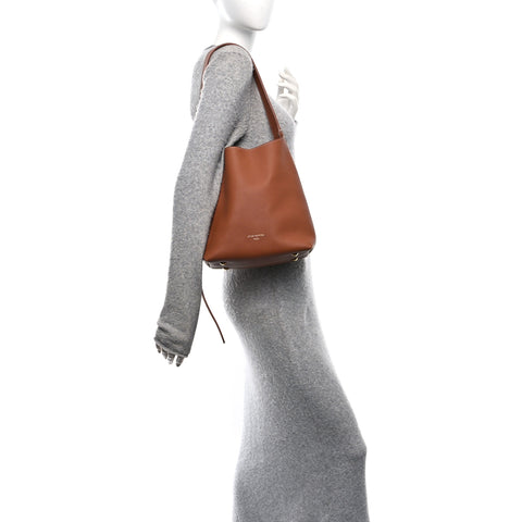 Grained Calfskin Low Key Hobo PM Cognac
