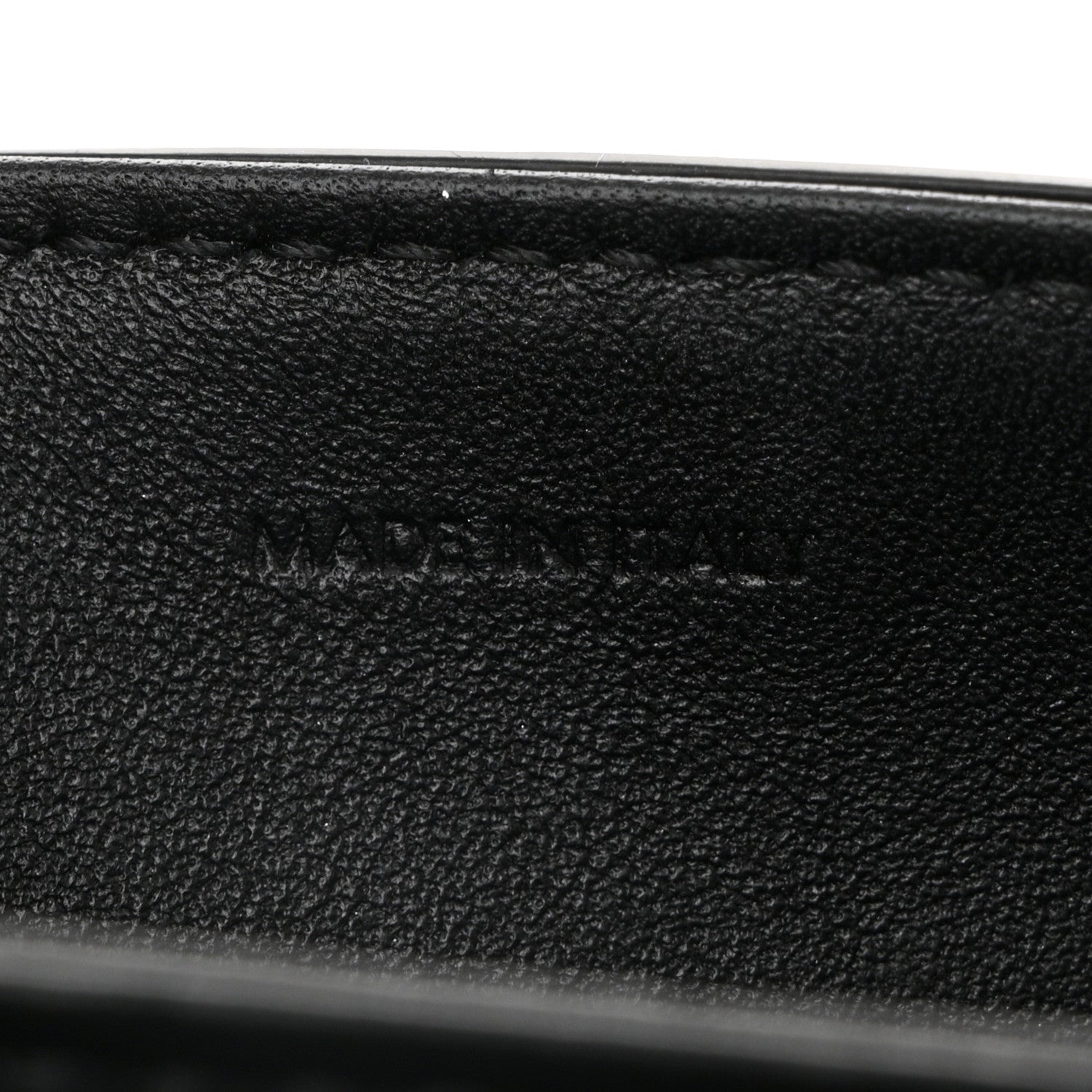 Celine Shiny Calfskin Teen Triomphe Black 7 of 11