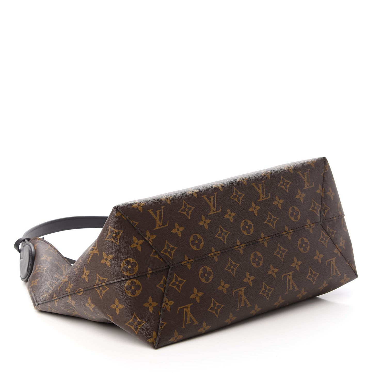 Monogram Flower Hobo Black