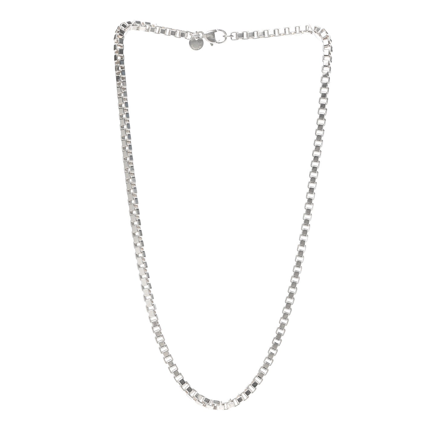 Sterling Silver 4mm Venetian Link Necklace