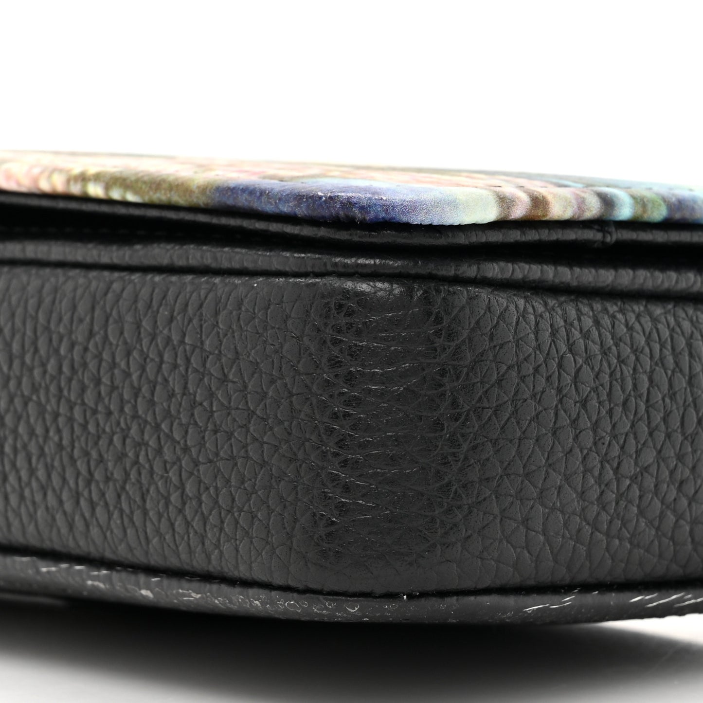 X WIZARD OF OZ Grained Calfskin Emerald City The Mini Bag Black Multicolor