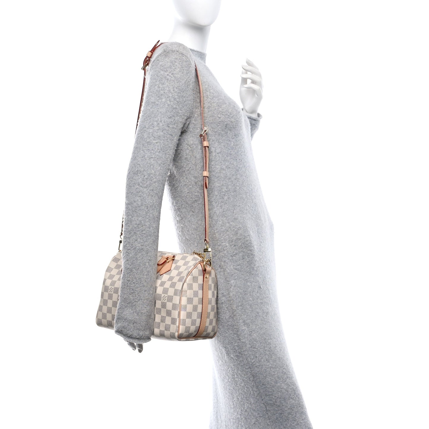 Damier Azur Speedy Bandouliere 25