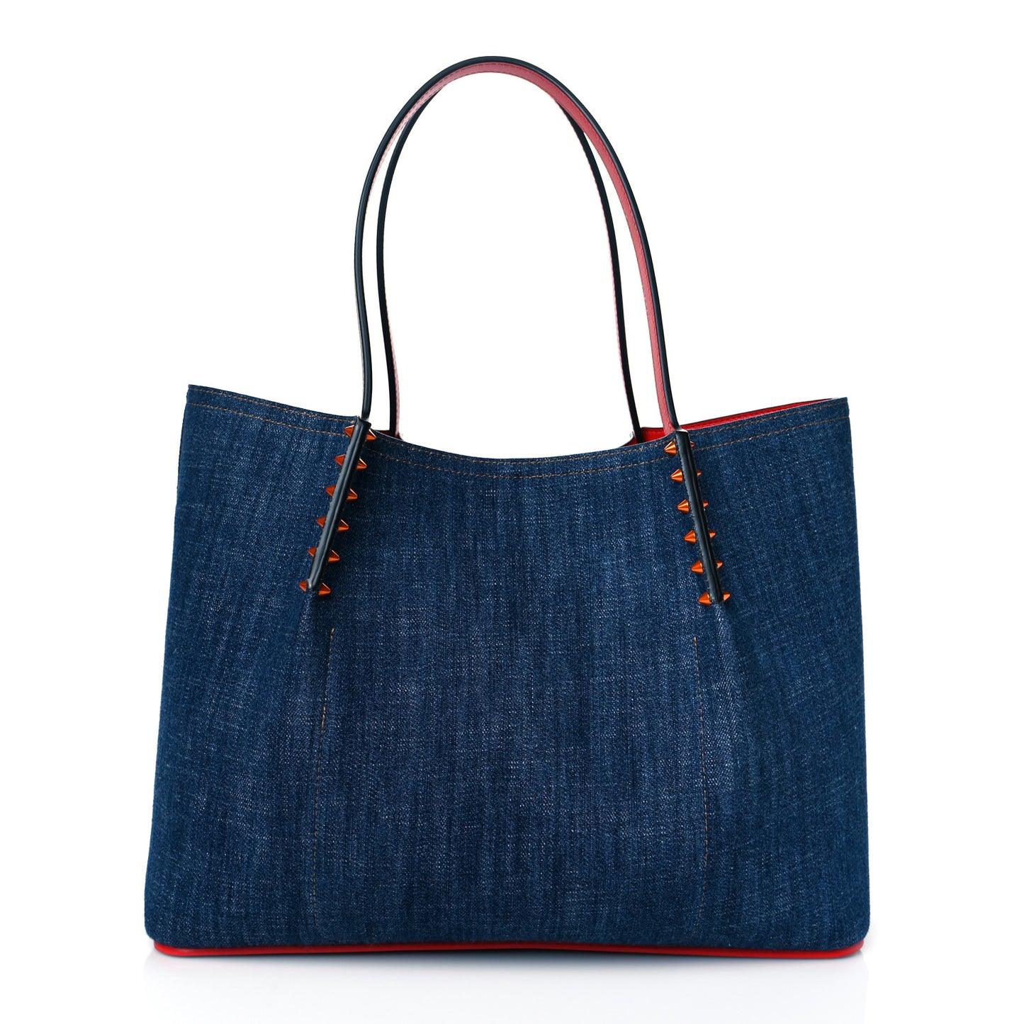 Denim Spiked Small Cabarock Shopper Tote