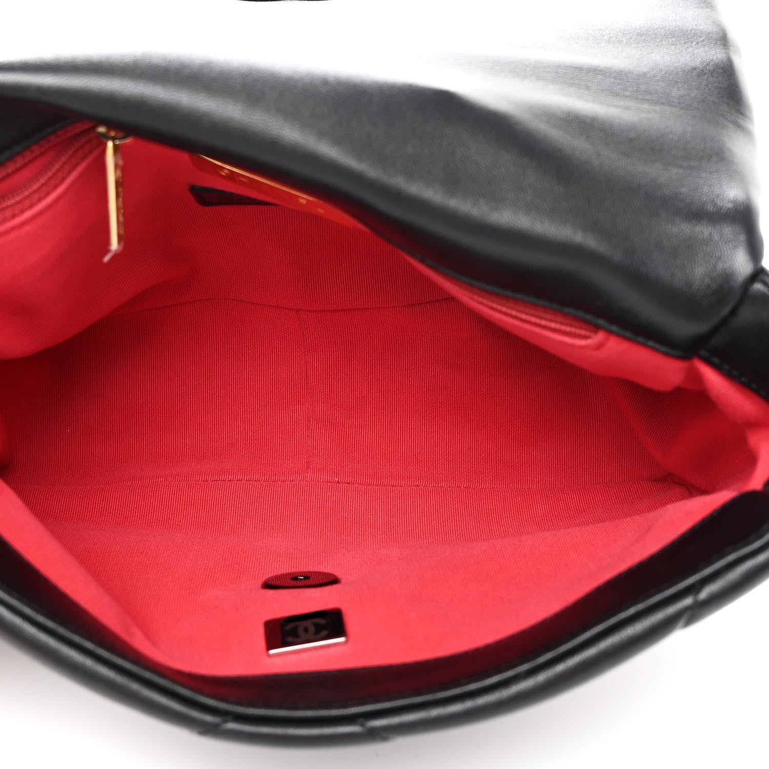 Chanel Lambskin Quilted Medium Chanel 19 Flap So Black 5 of 15