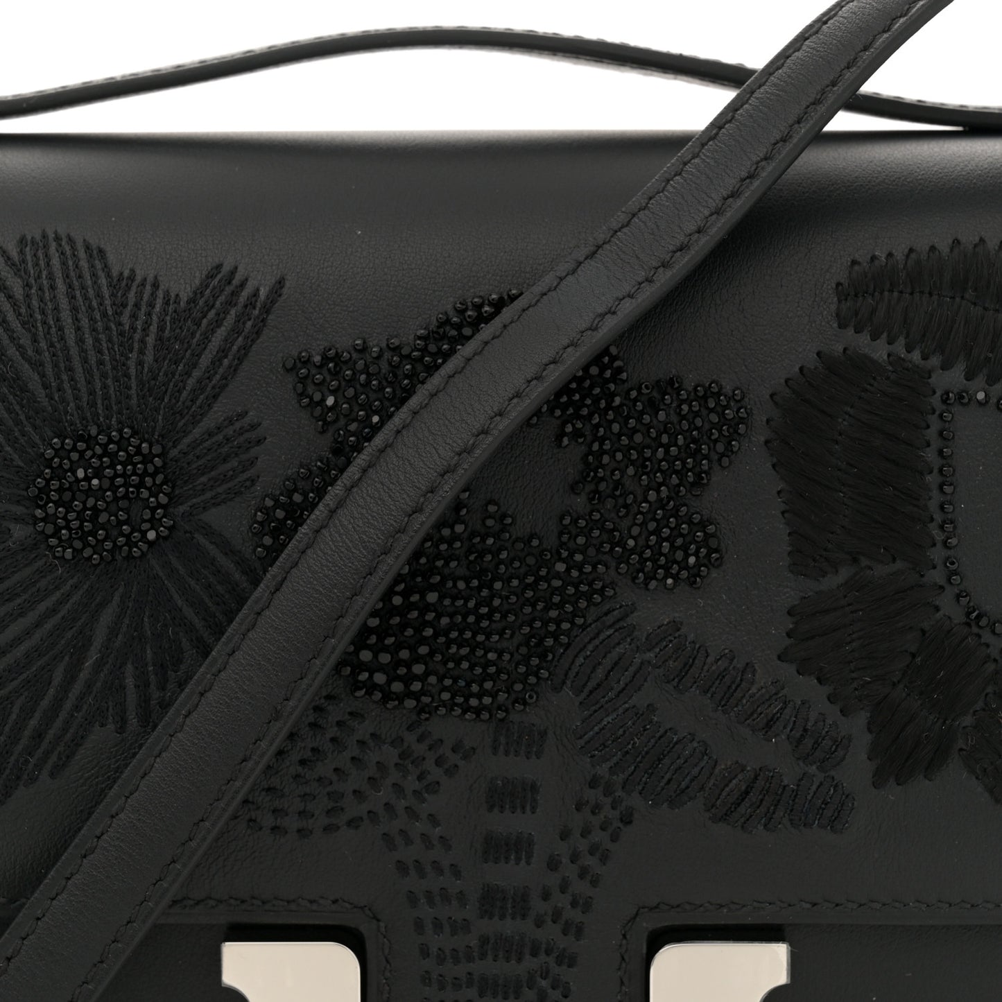 Swift Dancing Flowers Embroidered Constance 18 Black