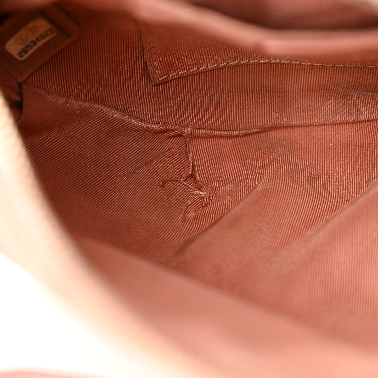 Calfskin Quilted Banane Waist Bag Fanny Pack Pink