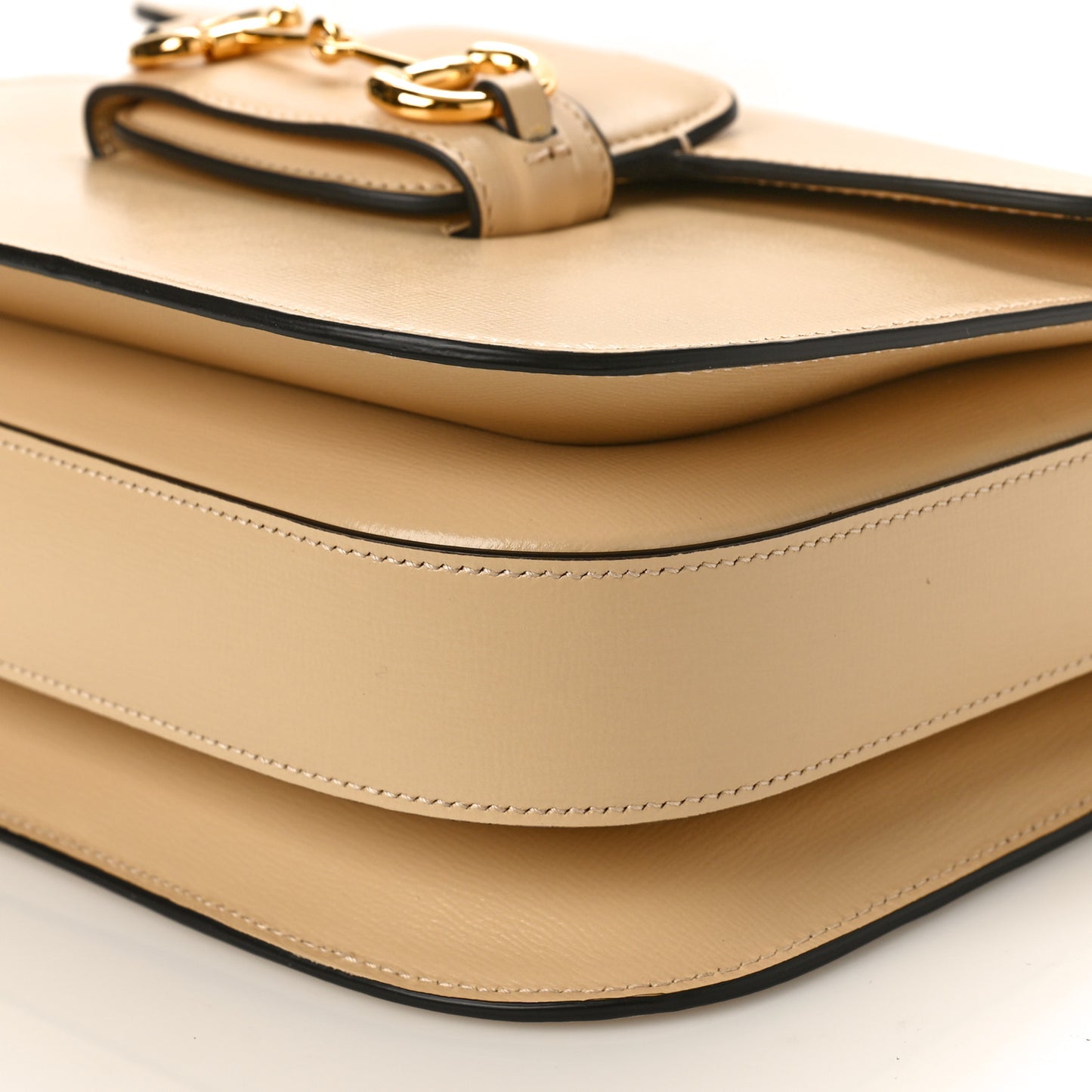 Azalea Calfskin Horsebit 1955 Shoulder Bag Bubble Tea