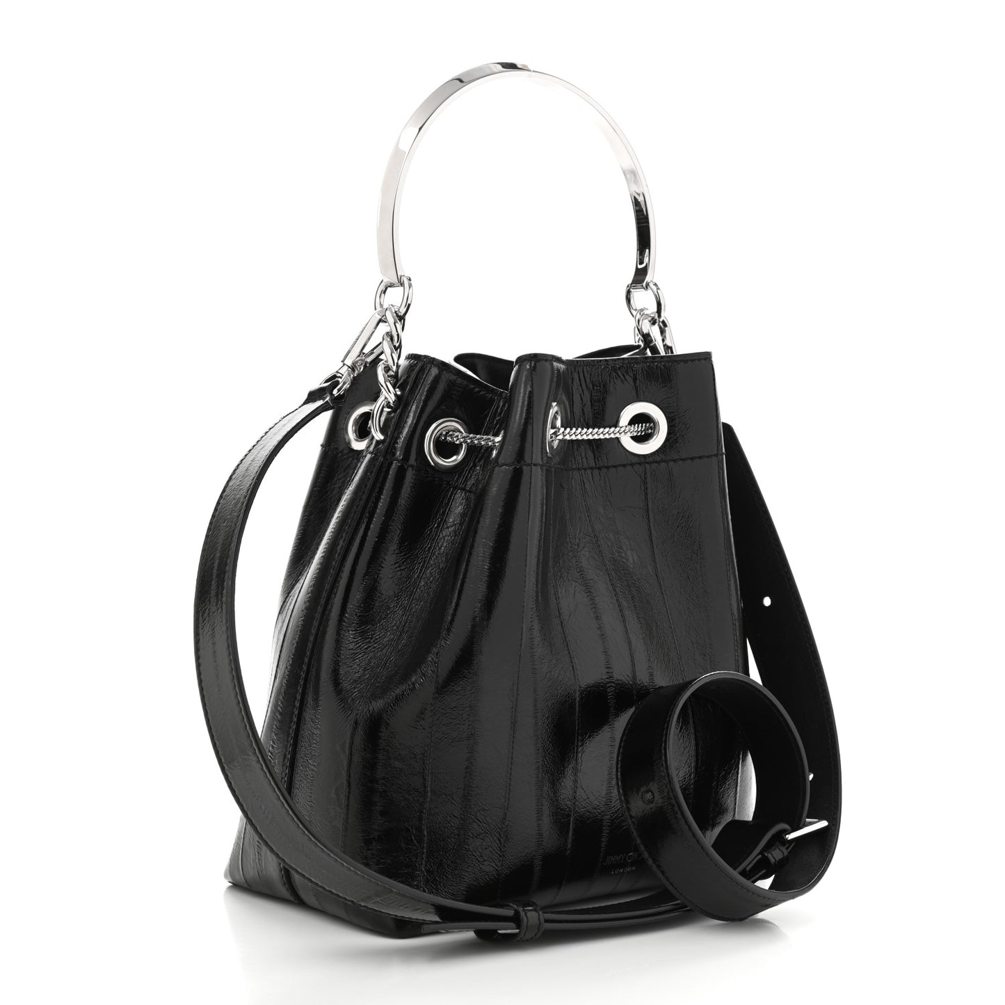 Eelskin Bon Bon Bag Bucket Bag Black