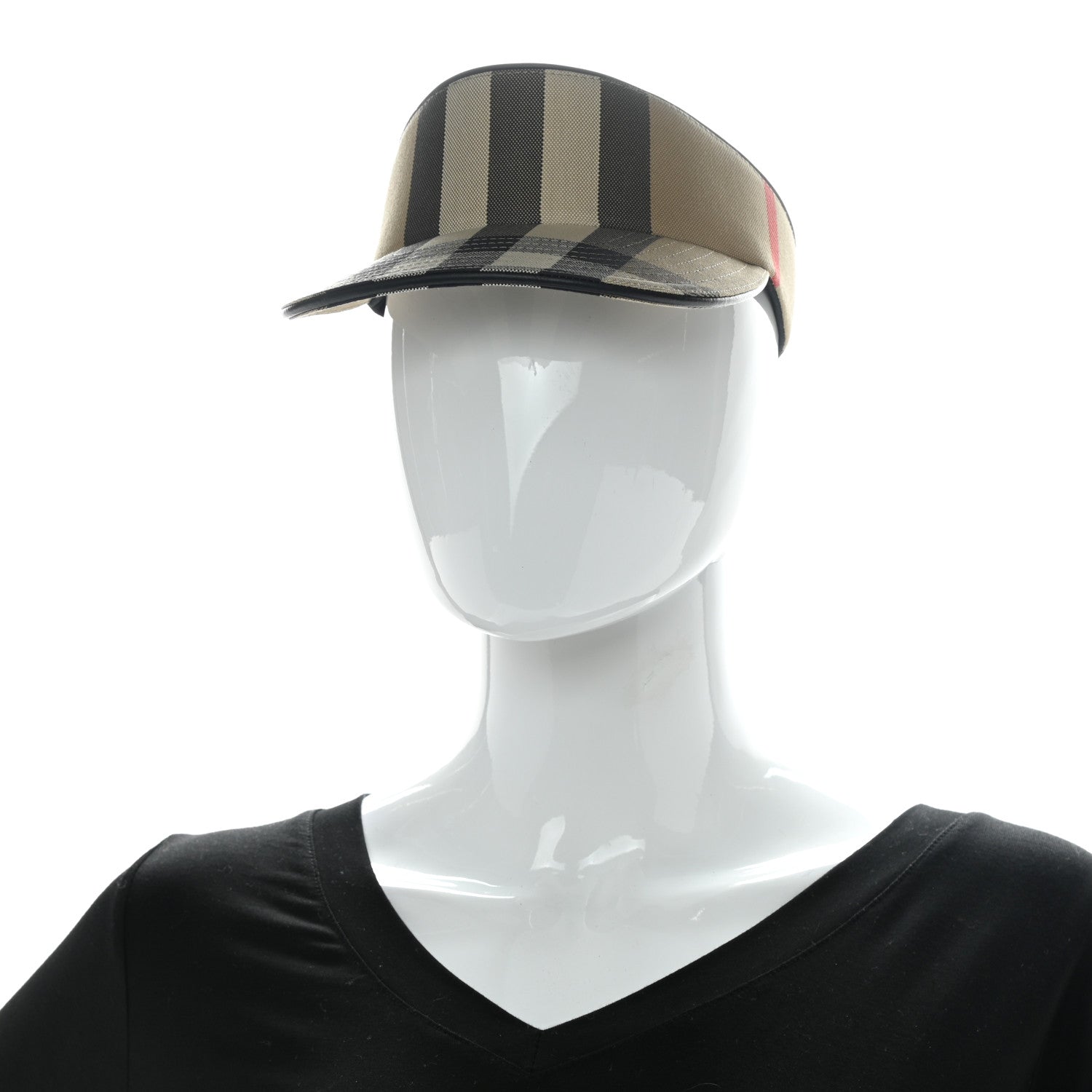 Burberry Canvas Giant Check Visor S Archive Beige 2 of 8