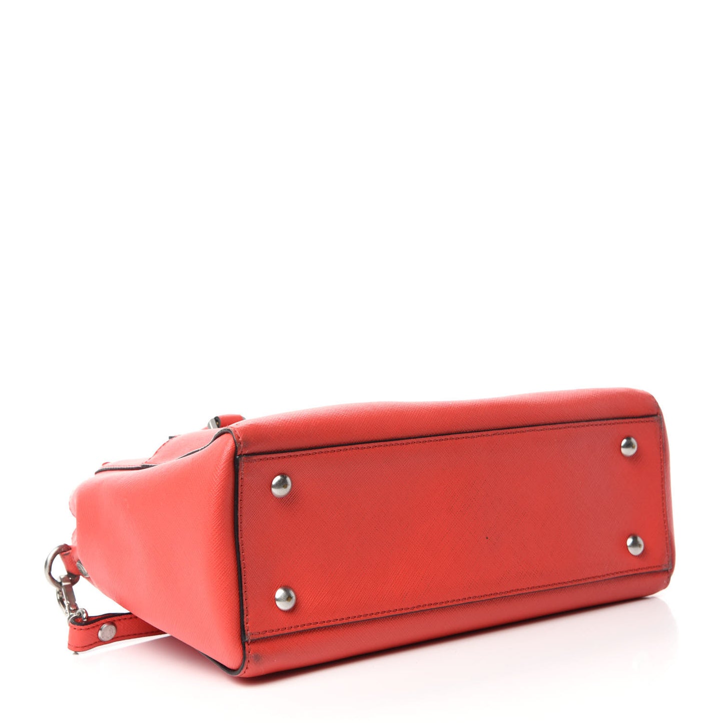 Saffiano Small Elda Tote Red