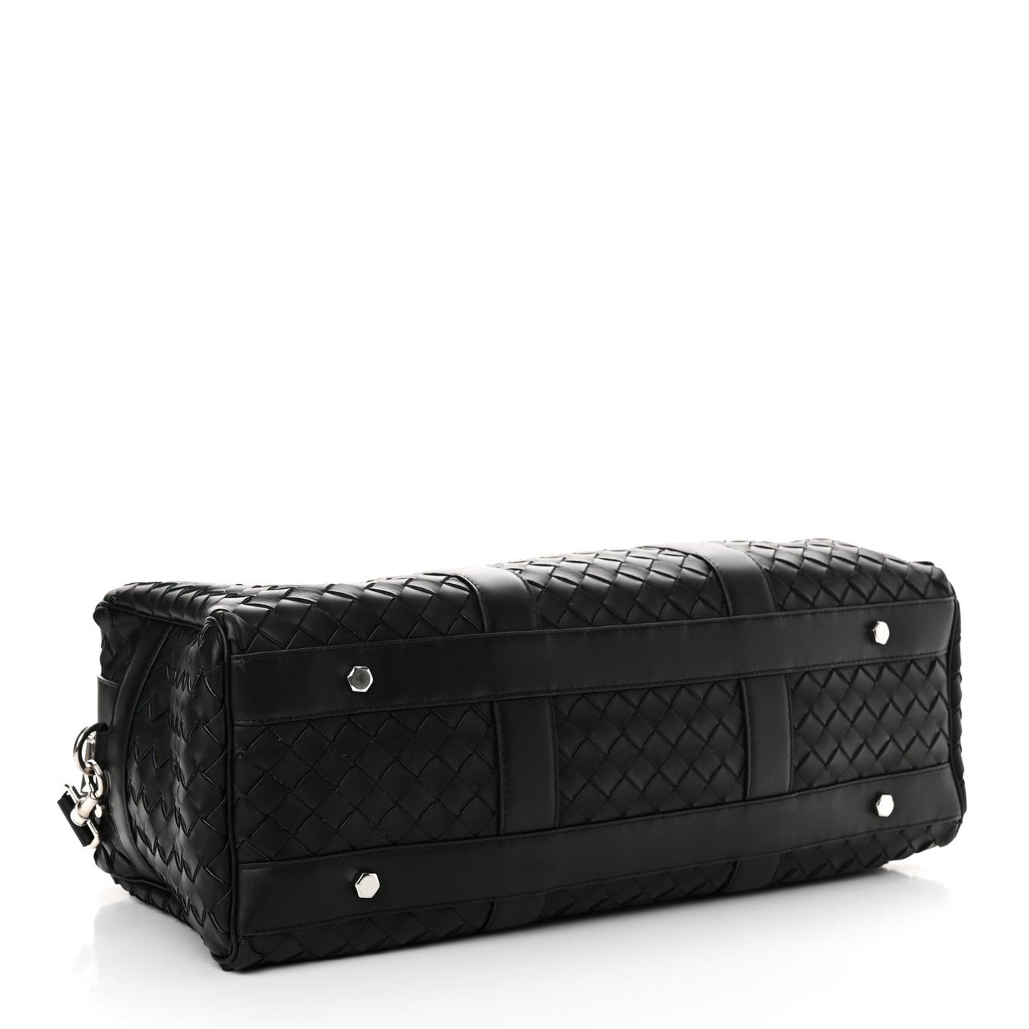 Nappa Intrecciato Gym Bag Black