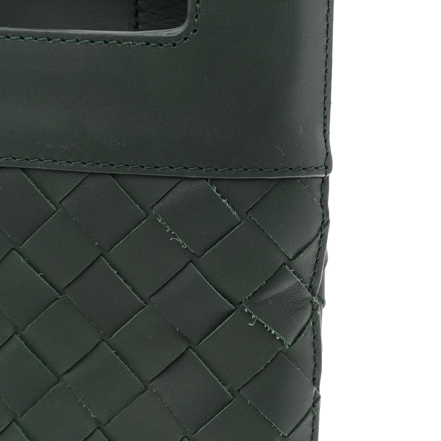 Nappa Intrecciato VN Crossbody Messenger Bag Green