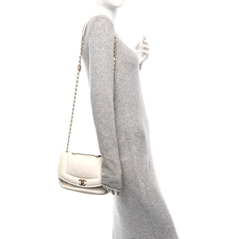 Lambskin Small Simply Flap White