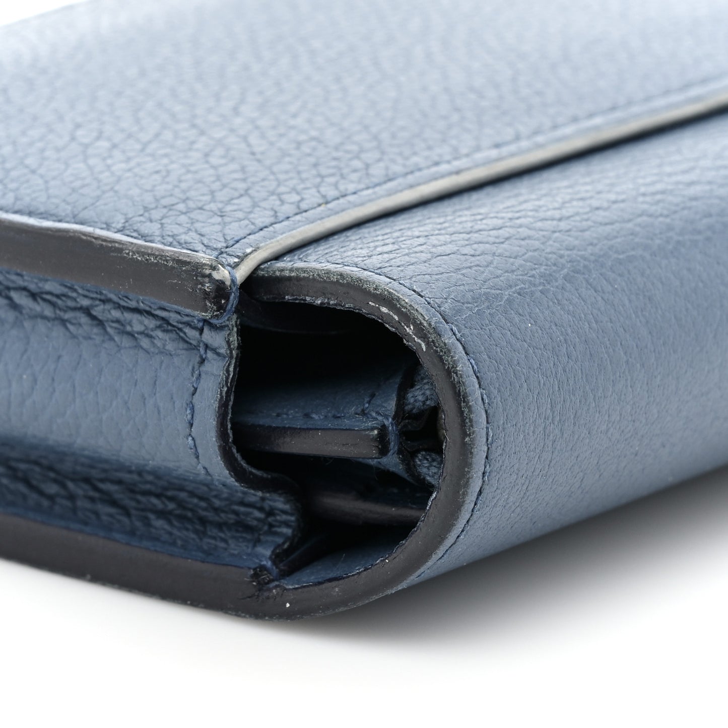 Evercolor Passant Long Wallet Bleu Brighton