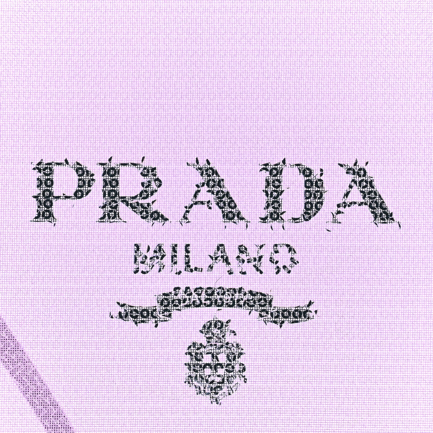 Mesh Paillettes Spazzolato Logo Shopping Tote Lilium