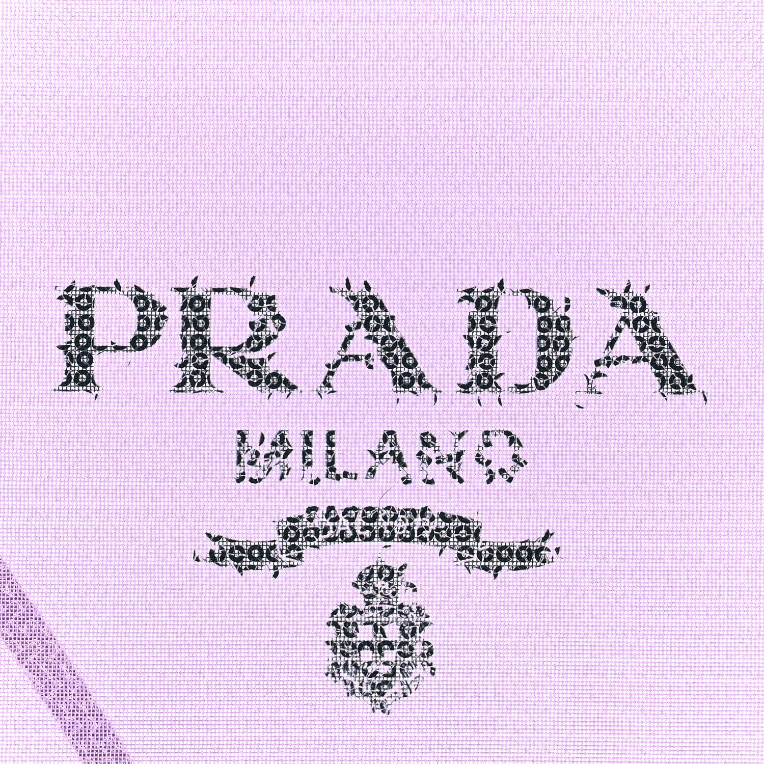 Prada Mesh Paillettes Spazzolato Logo Shopping Tote Lilium 9 of 13