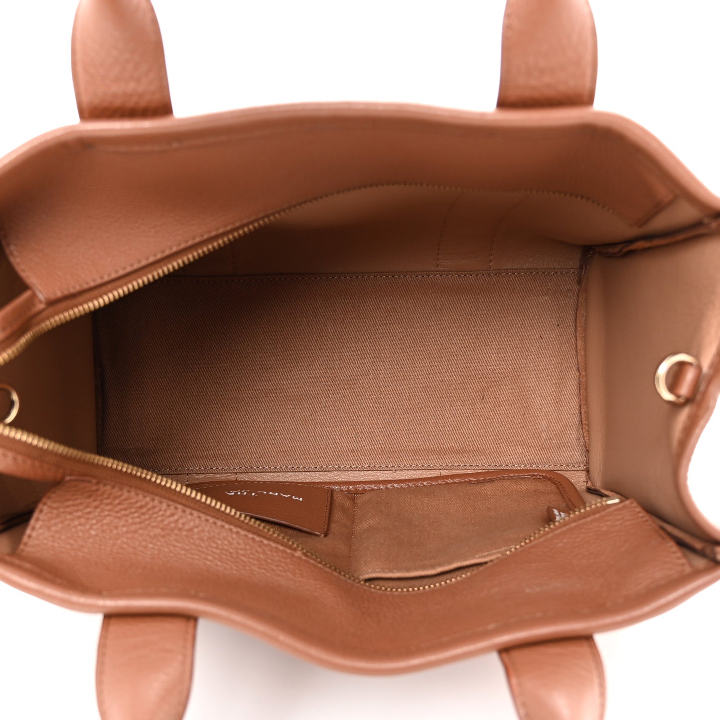 Grained Calfskin Medium The Tote Bag Argan Oil