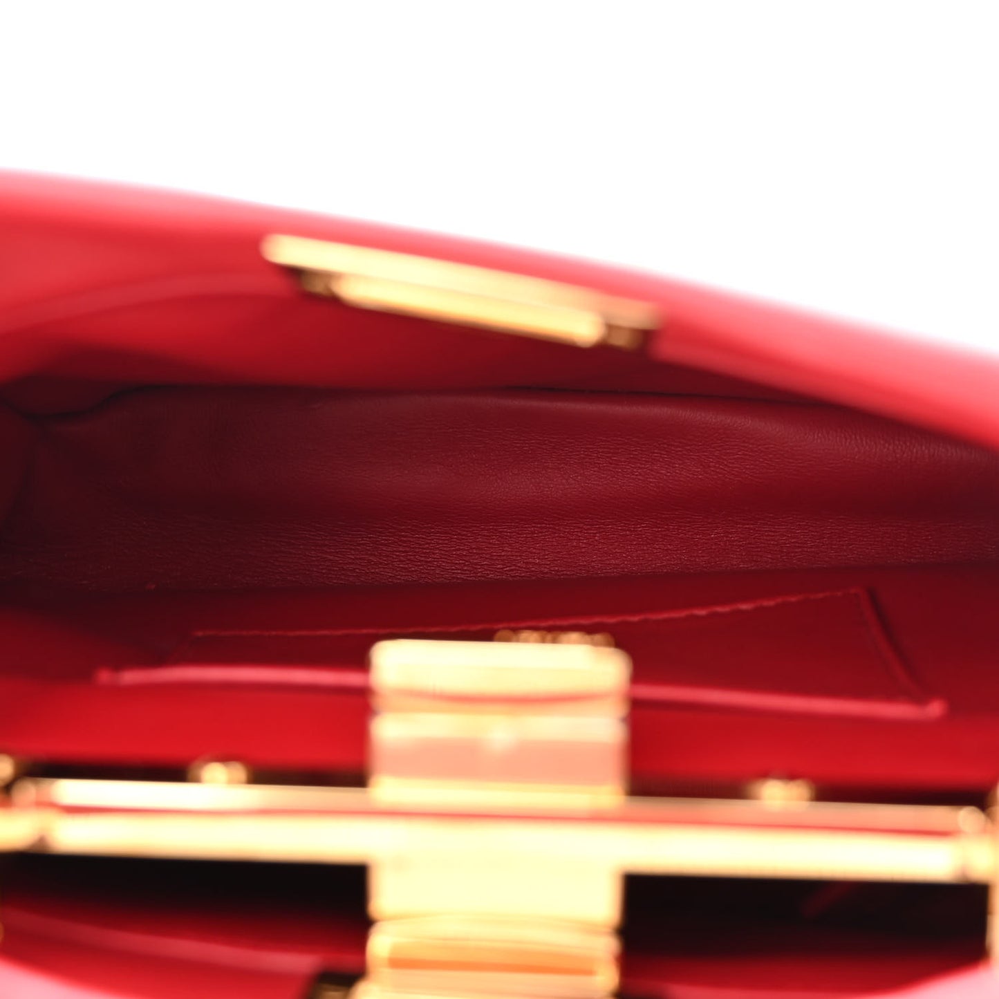 Nappa Crystal Stars Studded XS Peekaboo Iconic Satchel Fragola