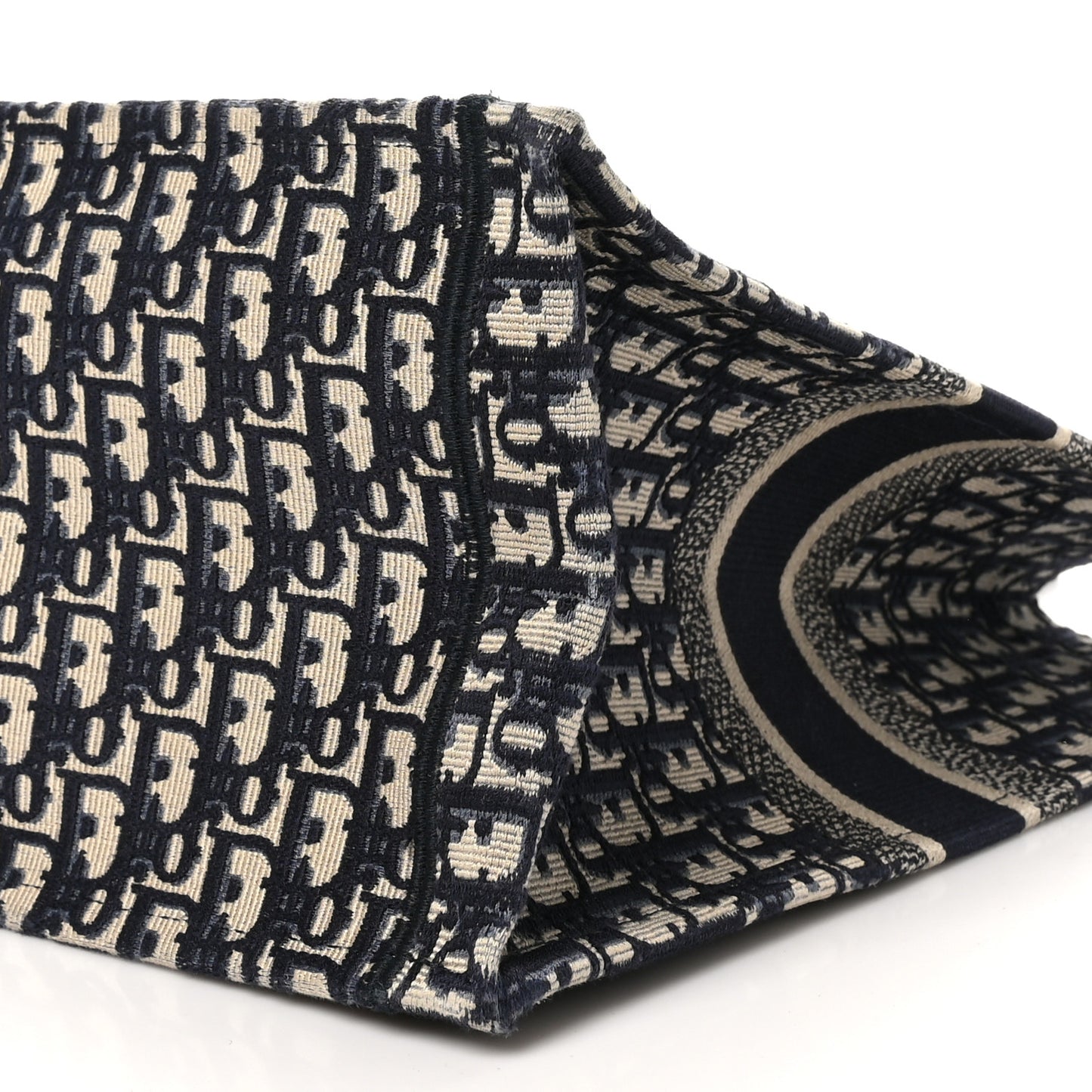 Oblique Large Book Tote Blue Multicolor