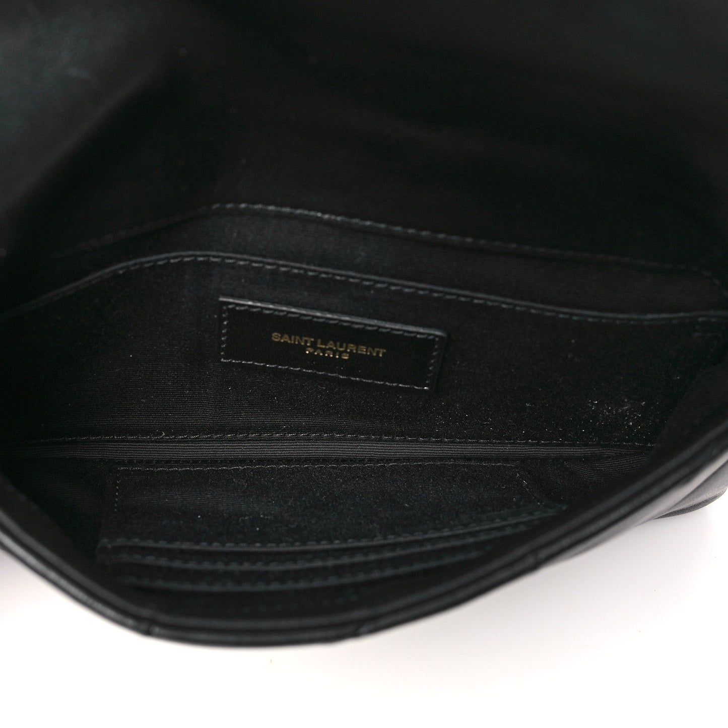 Lambskin Patchwork Monogram Jamie Chain Wallet Black
