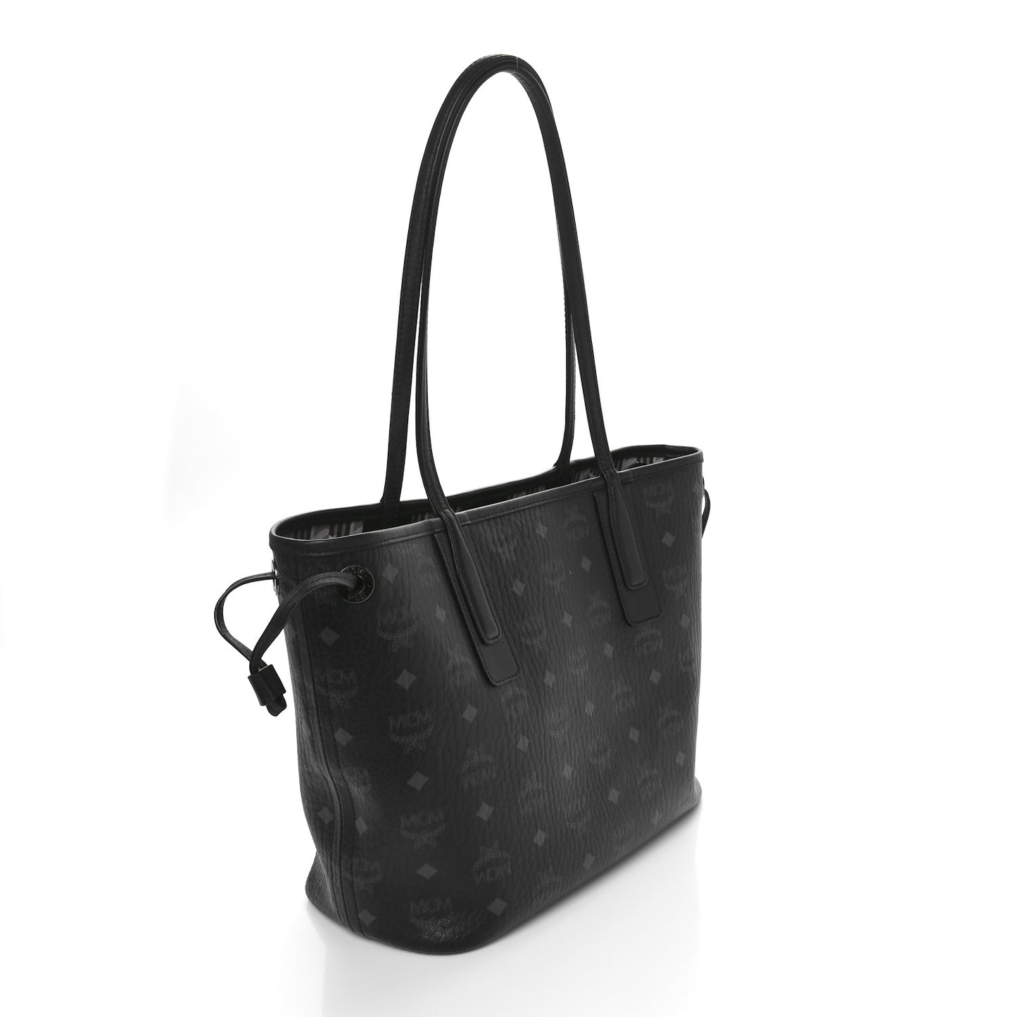 Visetos Small Liz Reversible Shopper Tote Black
