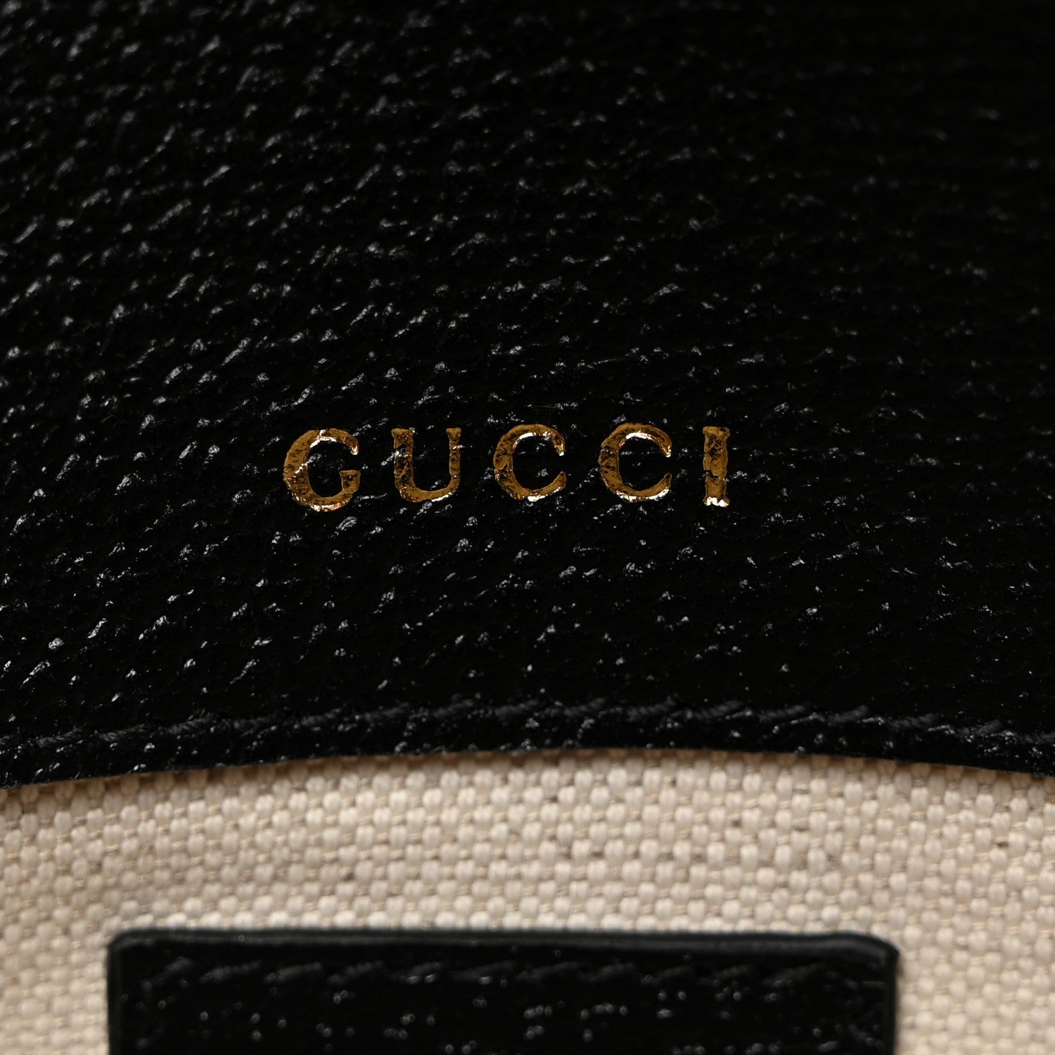 Gucci X ADIDAS Textured Dollar Calfskin Web Trefoil Mini Horsebit 1955 Shoulder Bag Black Off White 7 of 12