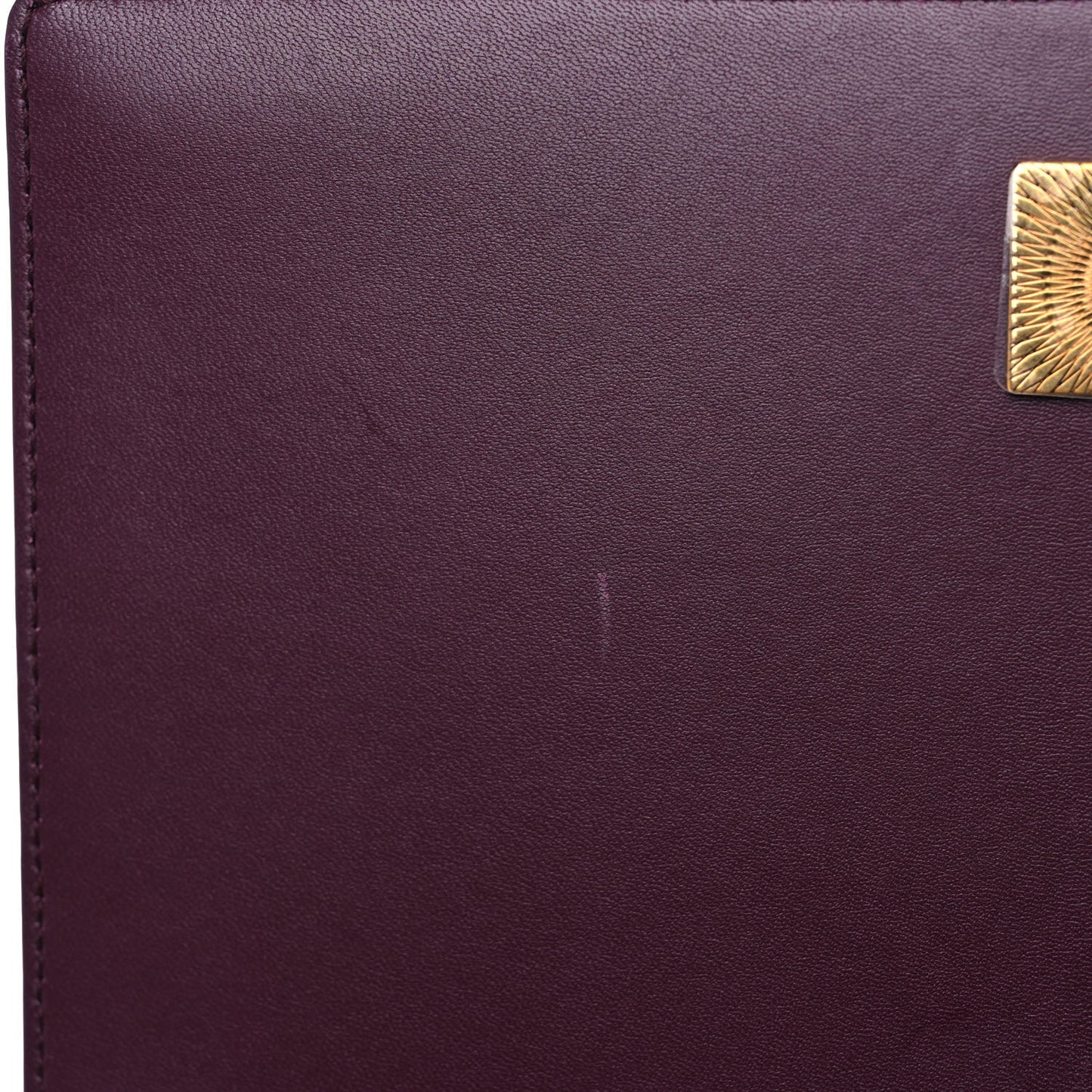 Calfskin Large Devotion Bag Burgundy