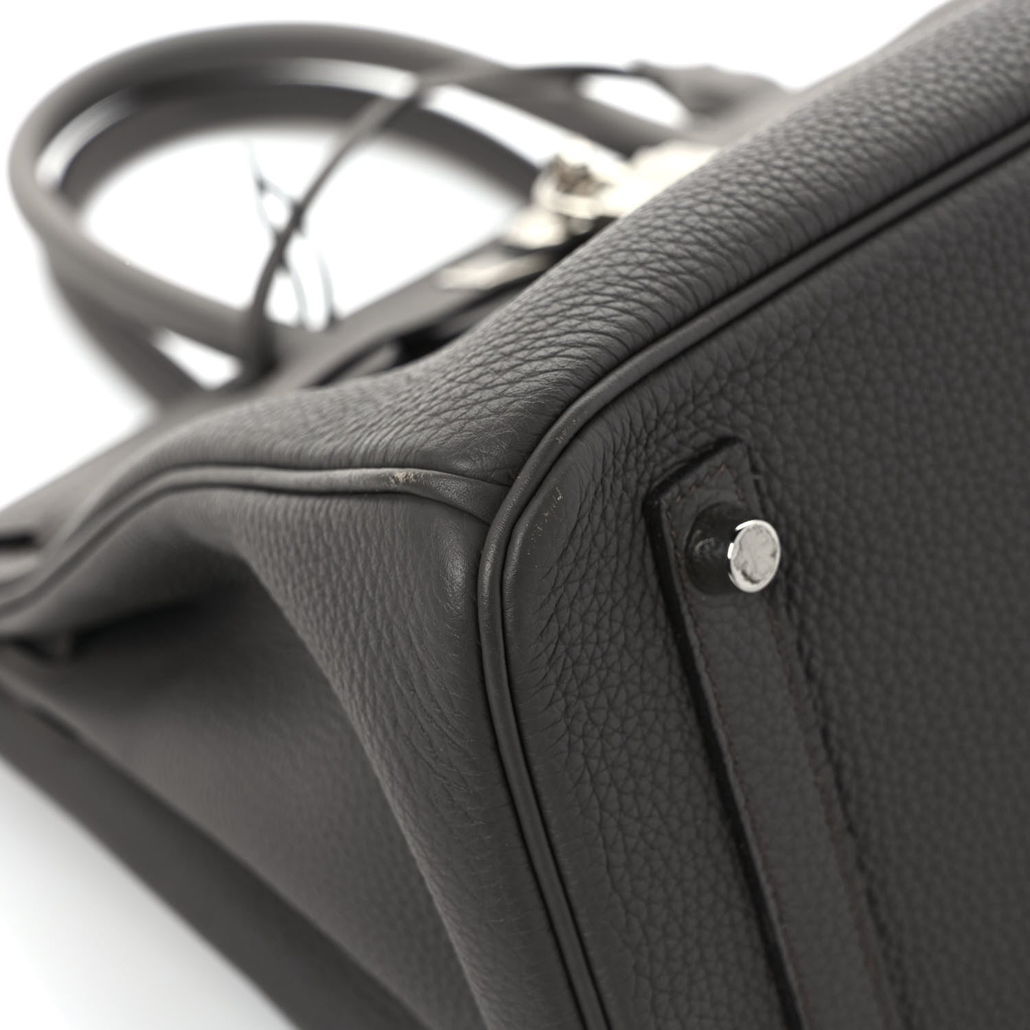 Hermes Togo Birkin 30 Etain 9 of 10