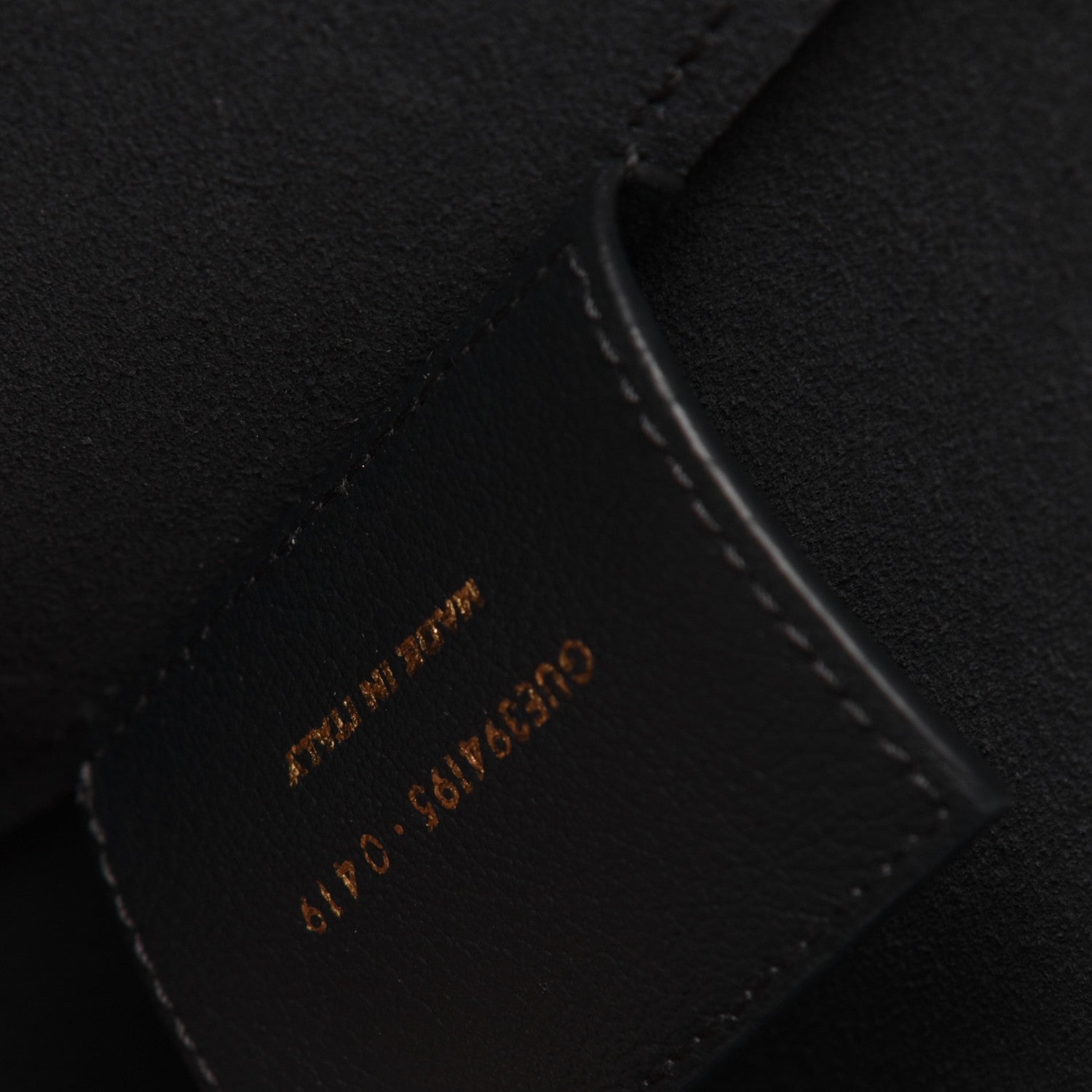 Saint Laurent Calfskin Large Shopping Tote Navy 9 of 22