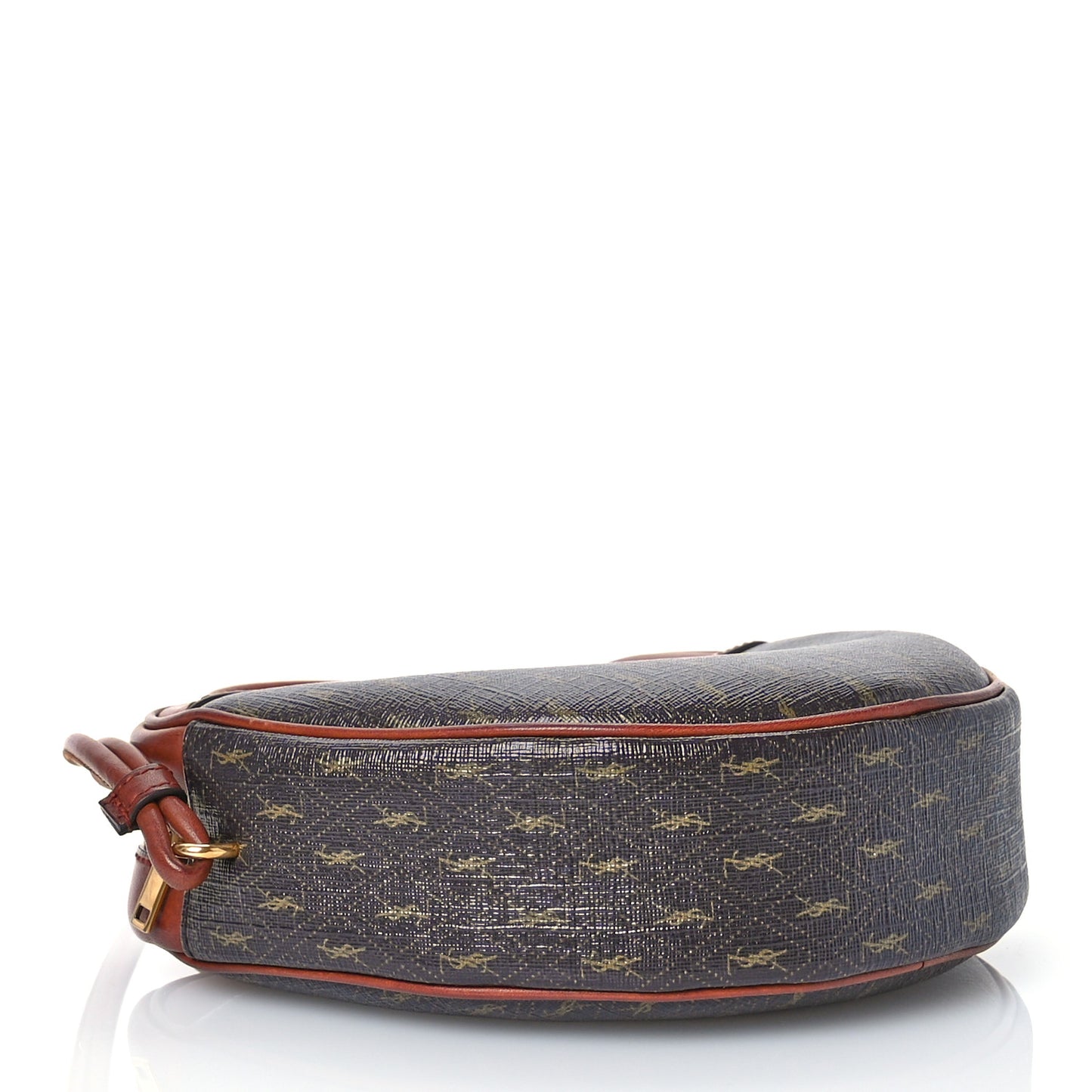 Canvas Smooth Calfskin Le Monogramme Coeur Crossbody Chestnut