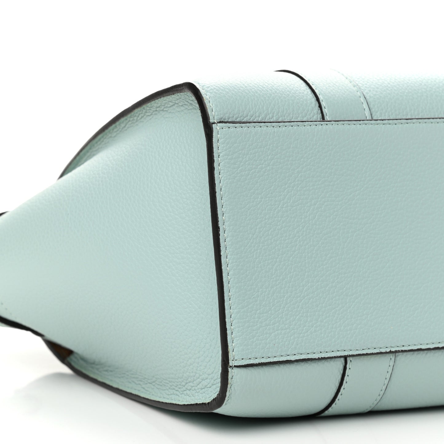 Small Classic Grain Small Bayswater Zip Tote Light Antique Blue